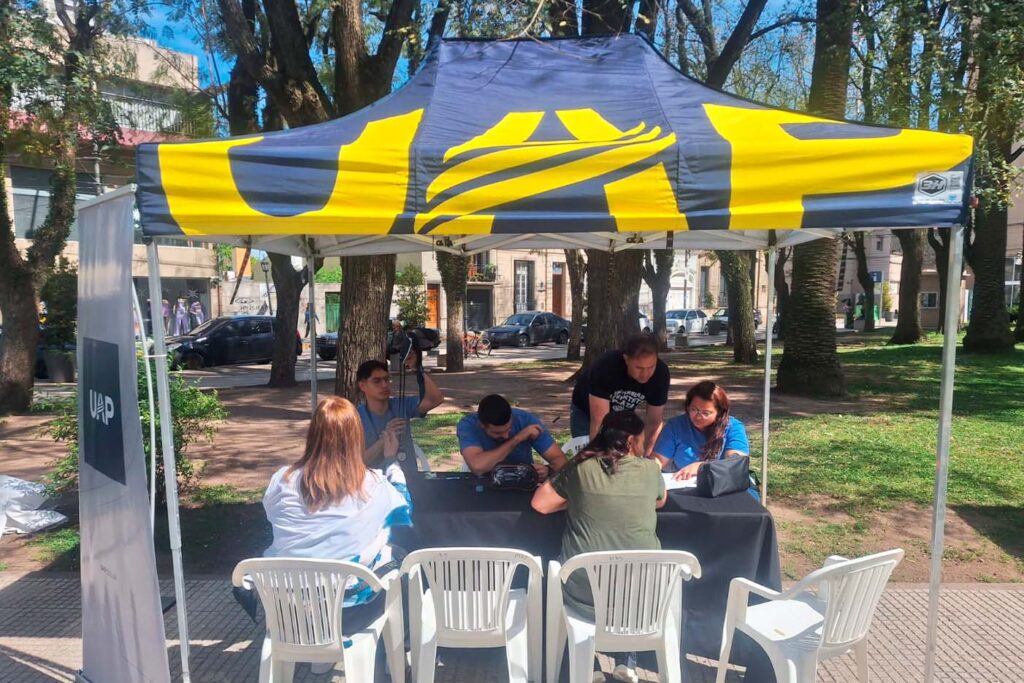 Puesto de consulta médica.