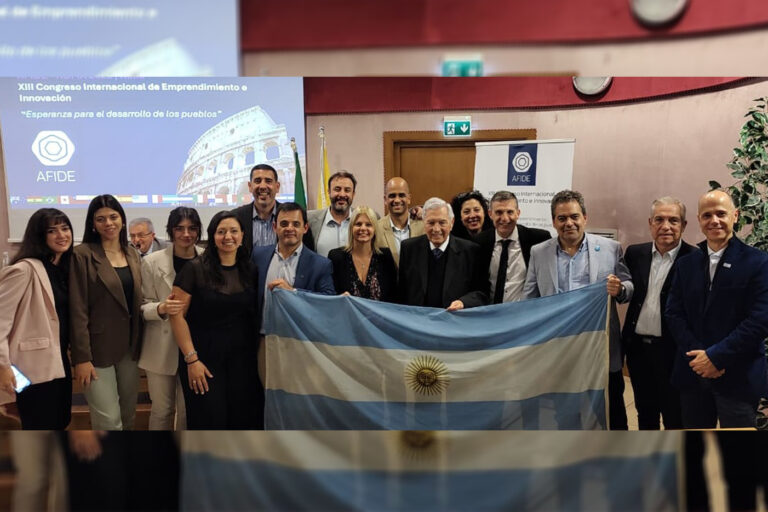 Jóvenes entrerrianos llevan sus ideas emprendedoras a AFIDE Roma 2025