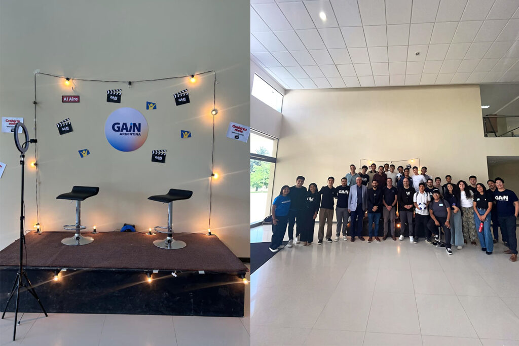 Espacio GAiN y participantes de la Facultad de Teología y Nuevo Tiempo Argentina en la UAP.